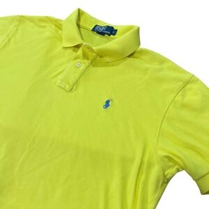Polo Ralph Lauren Short Sleeve Polo Shirt Men's Big Pony Logo Size L